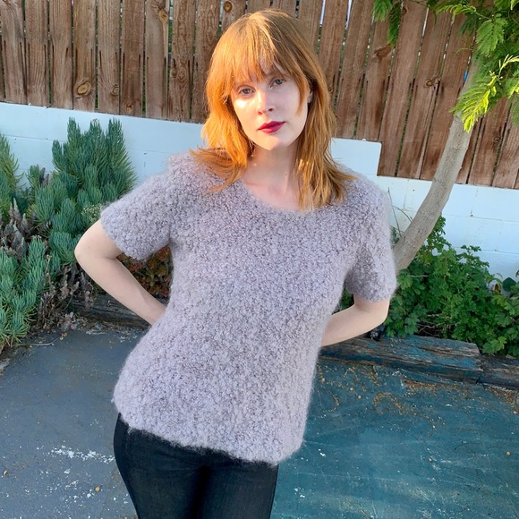 Vintage Marc Jacobs fuzzy sweater tee. - Picture 3 of 4
